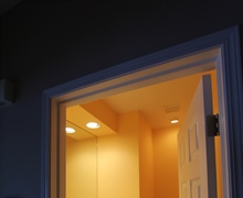 Sherwood Park project: main floor bathroom, before renovation.